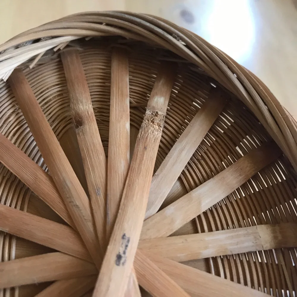 Shallow Oval Bread or Fruit Basket